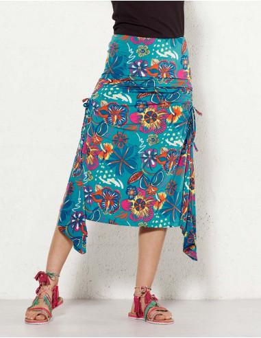 Mono 9 en 1 malla 96% poliester 4% elastano estampado tiare