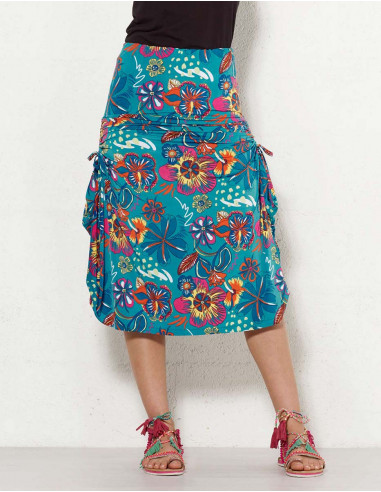 Mono 9 en 1 malla 96% poliester 4% elastano estampado tiare