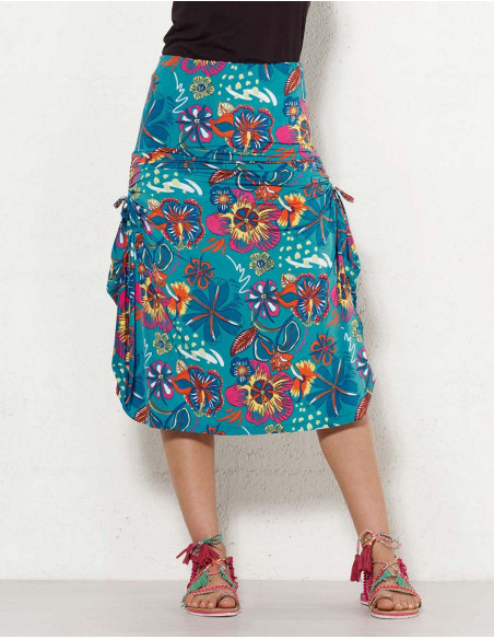 Mono 9 en 1 malla 96% poliester 4% elastano estampado tiare