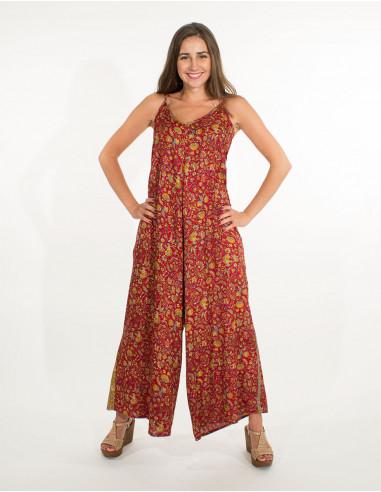 Mono pant 3/4 poliester sari