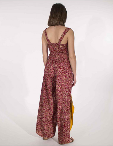 Mono malla 96% poliester 4% elastano sin mangas estampado paraiso