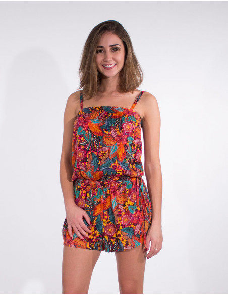 Mono corto viscosa estampado tindaya