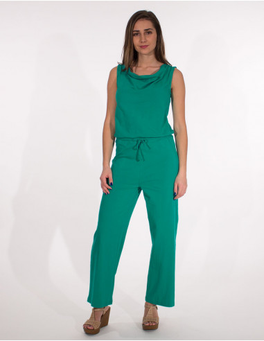 Peto mailla 95% algodon 5% elastano liso cuello benitier