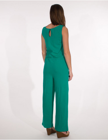 Peto mailla 95% algodon 5% elastano liso cuello benitier