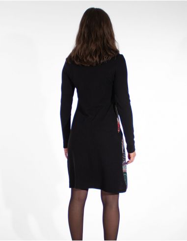 Vestido malla 97% poliester 3% elastano estampado touba 