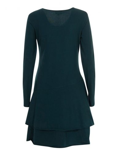 Vestido malla 95% algodon 5% elastano flores