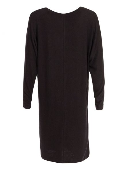 Vestido malla 74% viscosa 21% poliéster 5% elastano patchs estampado laure