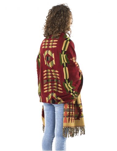 Chalacrilico flecos jacquart geometrico