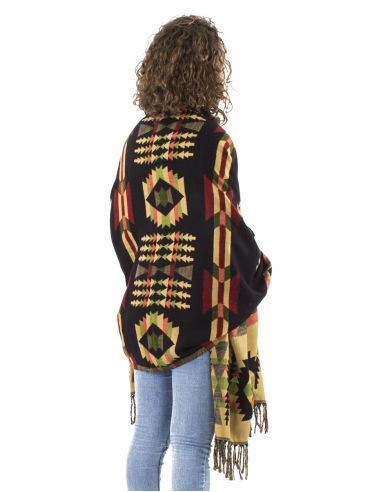 Chalacrilico flecos jacquart geometrico