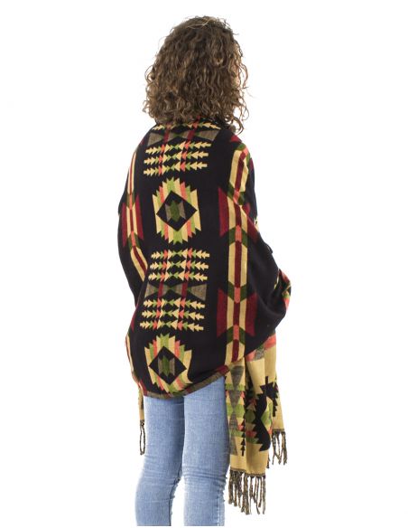 Chalacrilico flecos jacquart geometrico