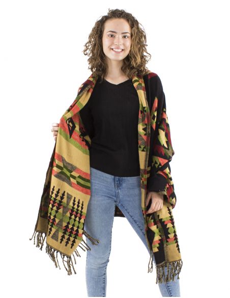 Chalacrilico flecos jacquart geometrico