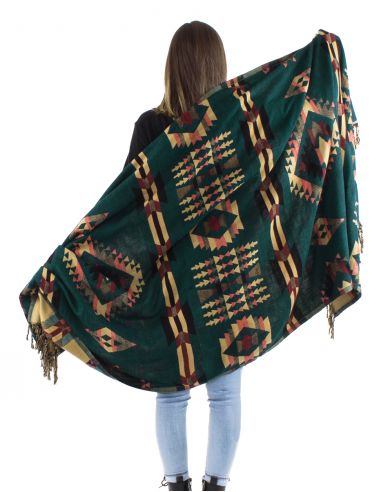 Chalacrilico flecos jacquart geometrico