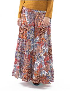 Falda poliester doblada estampado arta 2