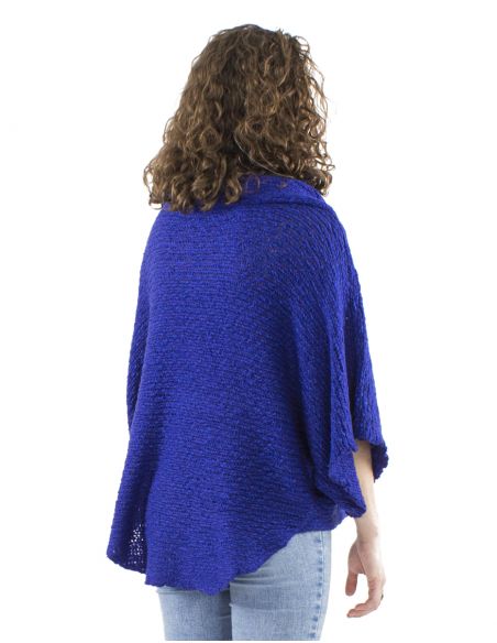 Jersey malla 55% acrilico 45% poliamida cuello 4 botones madera