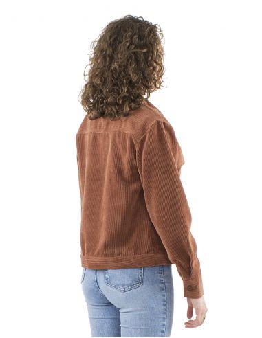 Chaqueta 88% poliester 12% poliamida con botones terciopelo cotele