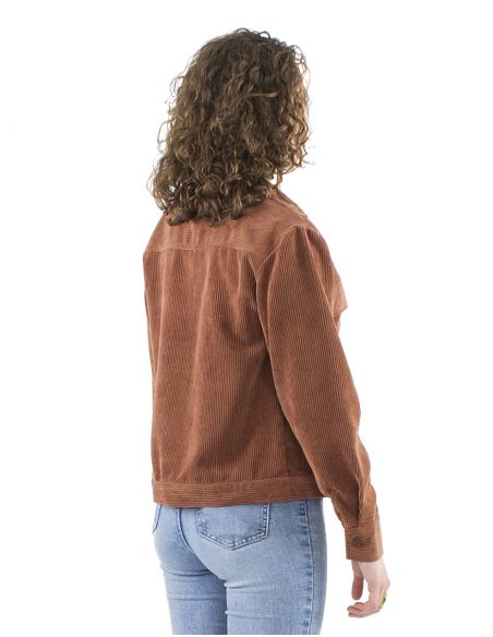 Chaqueta 88% poliester 12% poliamida con botones terciopelo cotele