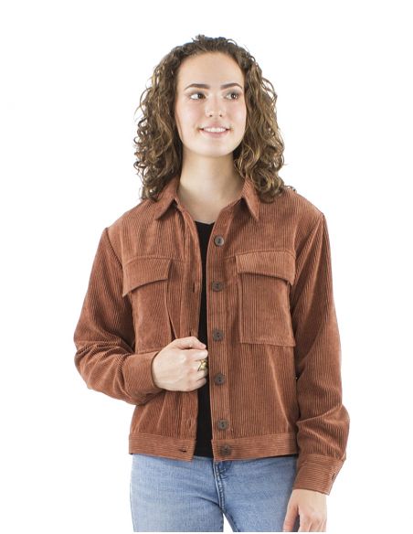 Chaqueta 88% poliester 12% poliamida con botones terciopelo cotele