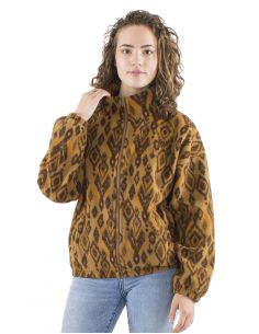 Chaqueta malla poliester polar estampado lovina 2