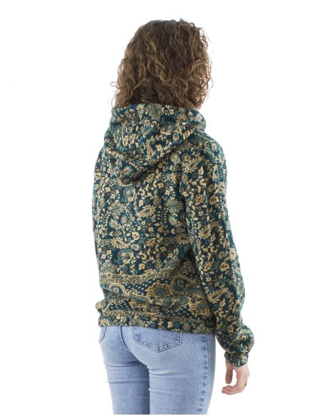 Chaqueta acrilicozip jacquart cachemir