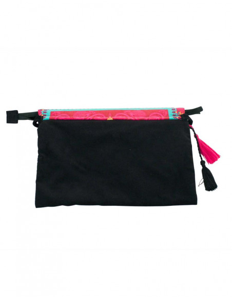 Bolso de pana 98% algodon 2% elastano estampado tsigane