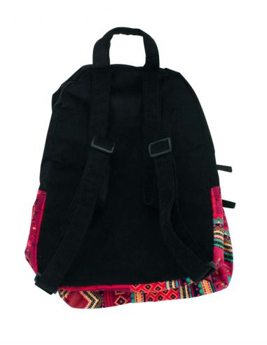 Mochila de pana 98% algodon 2% elastano estampado tsigane