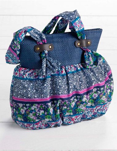 Bolso70% poliester 30% paja