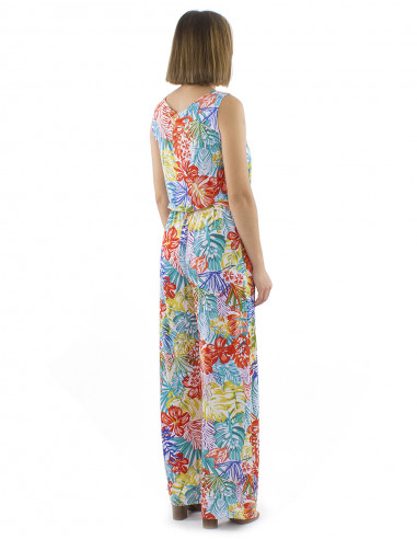 Mono malla 96% poliester 4% elastano sin mangas...