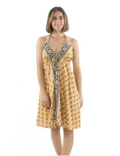 Vestido mini algodon blockespalda desnuda 2