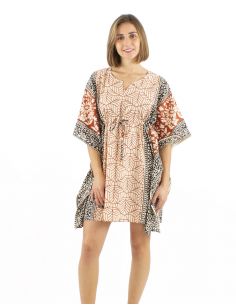 Vestido kaftan algodon 84cm