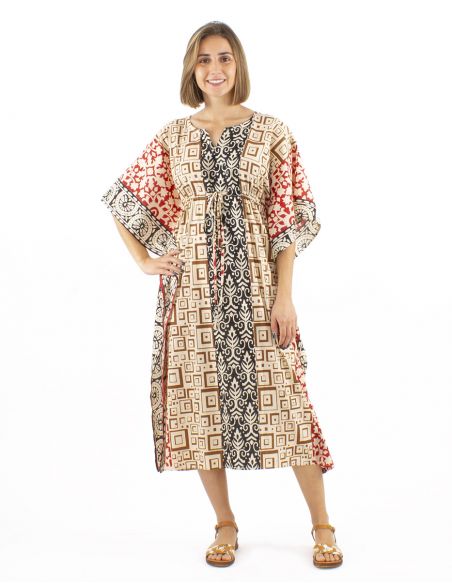 Vestido kaftan algodon 115cm