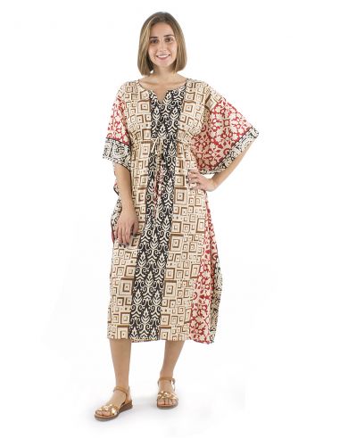 Vestido kaftan algodon 115cm