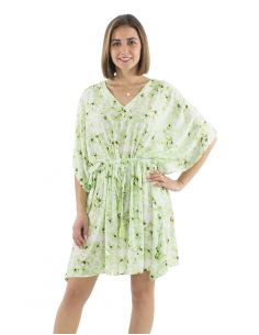 Vestido kaftan viscosa estampado Bali 2