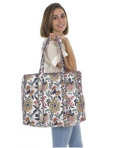 Bolso algodon acolchado poliester bolsillos 2