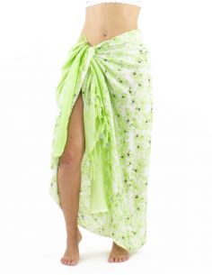 Sarong viscosa flecos estampado Bali24