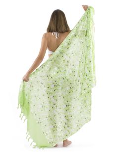 Sarong viscosa flecos estampado Bali24 2