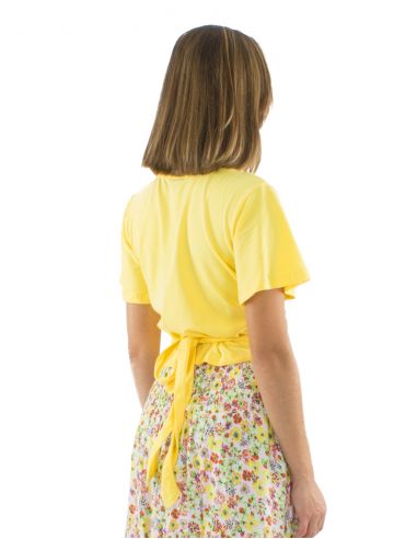 Camiseta 95% algodon 5% elastano lisa mangas cortas