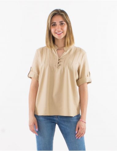 Tunica 54% lino 46% viscosa