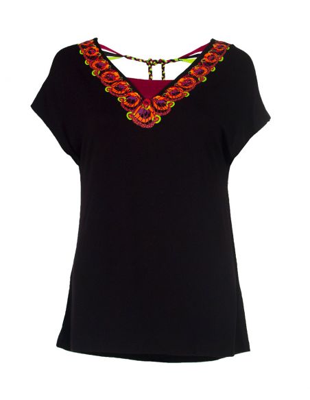 Tee Shirt 95%Viscose 5% Elasthanne