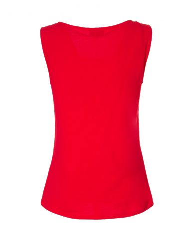 Camiseta 97% algodon 3% elastano debardeur estampado place