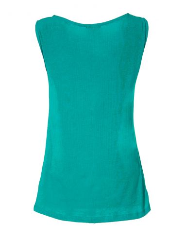 Camiseta 97% algodon 3% elastano debardeur estampado place