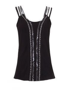 Camiseta 97% algodon 3% elastano tirantes 2