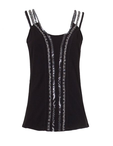 Camiseta 97% algodon 3% elastano tirantes