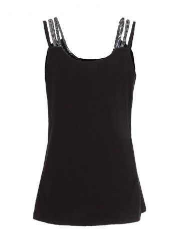 Camiseta 97% algodon 3% elastano tirantes