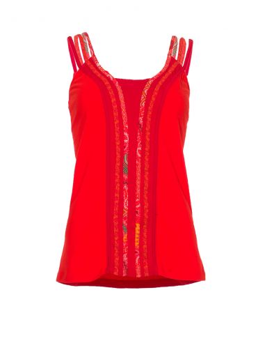 Camiseta 97% algodon 3% elastano tirantes