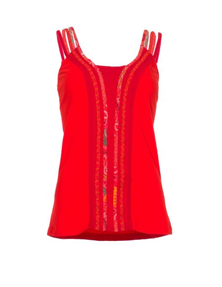 Camiseta 97% algodon 3% elastano tirantes