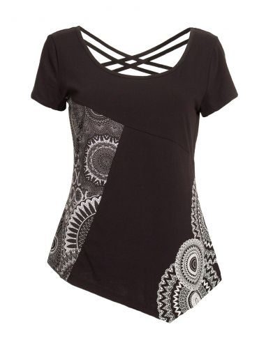 Camiseta 97% algodon 3% elastano estampado kenya 