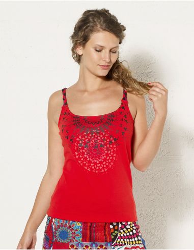Camiseta 97% algodon 3% elastano estampado place 