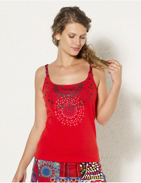 Camiseta 97% algodon 3% elastano estampado place 