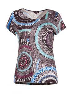 Camiseta 95% poliester 5% elastano estampado maori 2