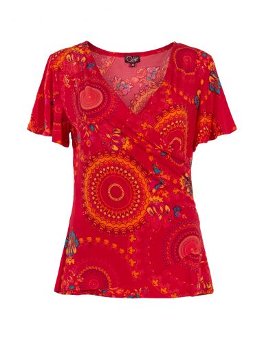 Camiseta 96% poliester 4% elastano mangas cortas estampado sublime